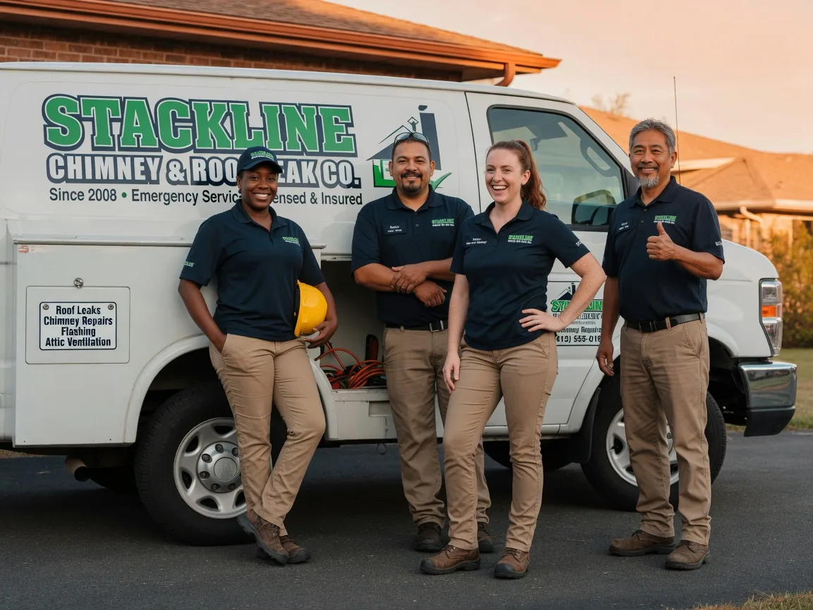 Chimney flashing repair company in Brownell, KS